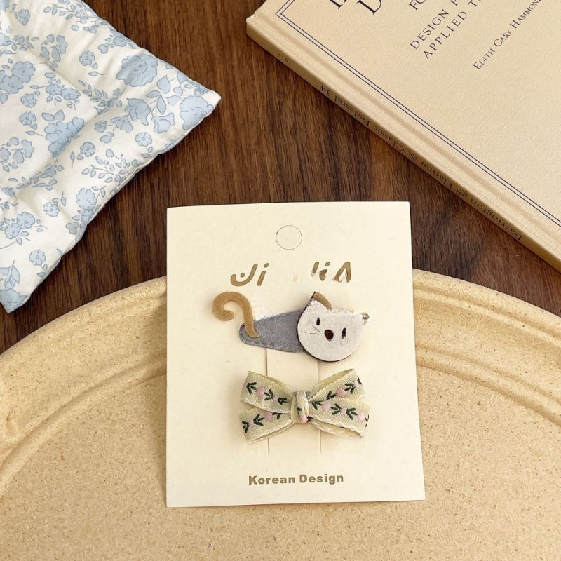 Floral Fabric Hair Clip - Modomu