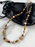 Beaded Necklace With Layered Detail - Modomu