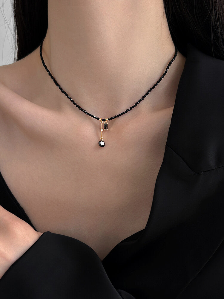 Beaded Sugar Cube Necklace - Modomu