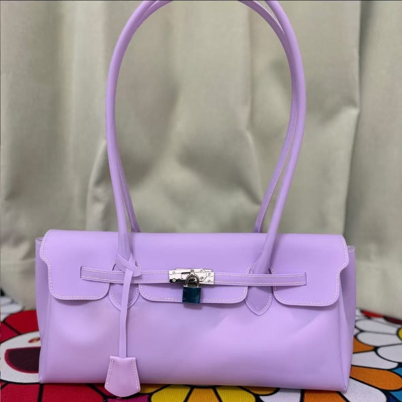Structured Jelly Shoulder Bag