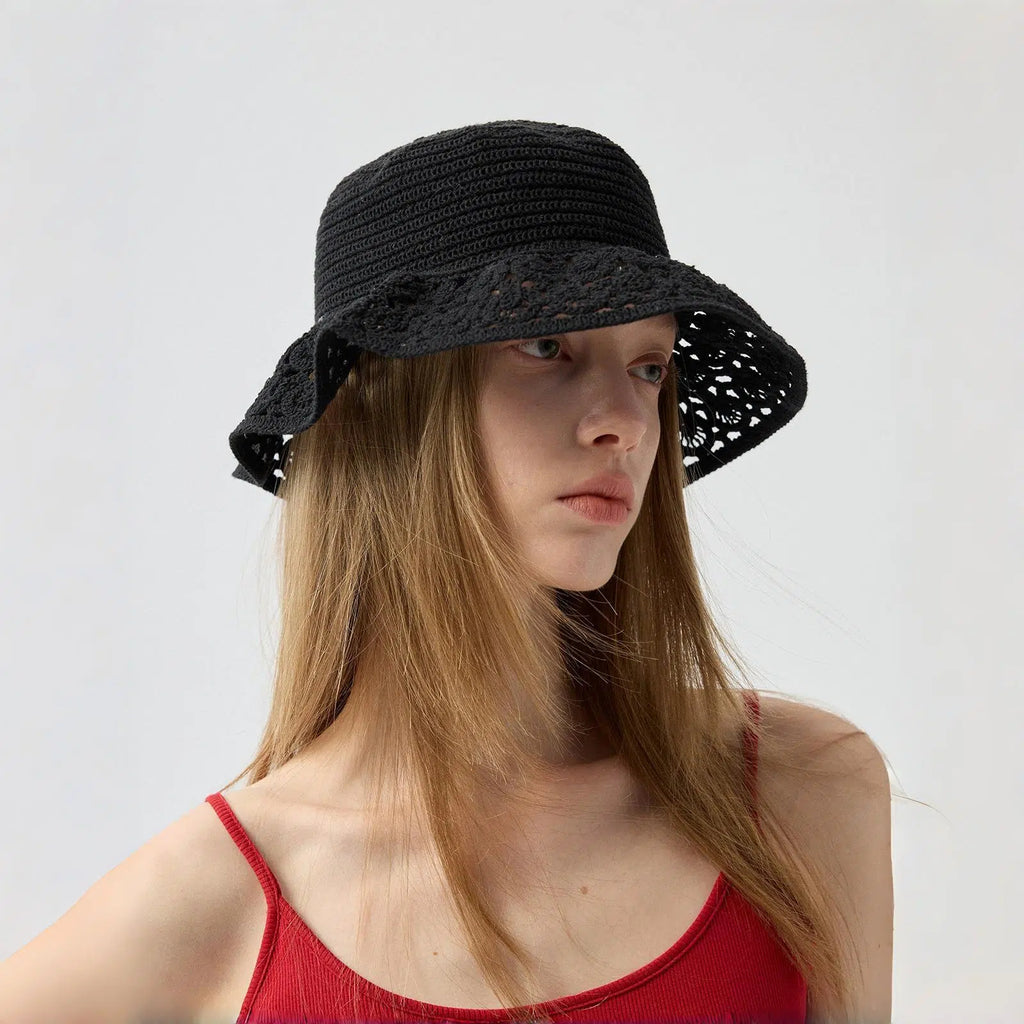 Retro Knitted Bucket Hat - Modomu