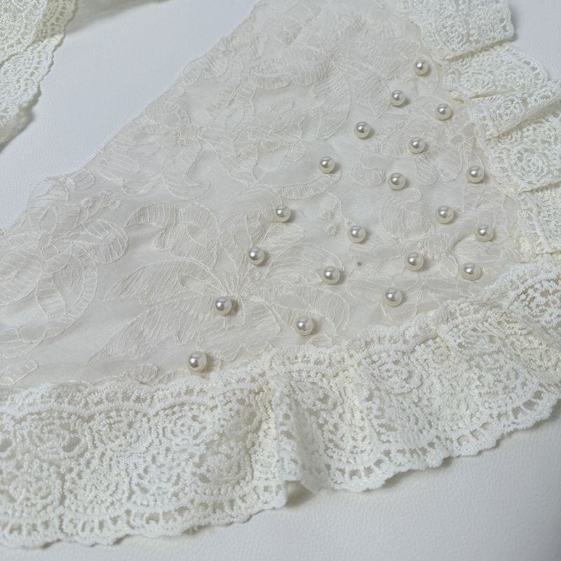 Jacquard Mesh Lace Headscarf