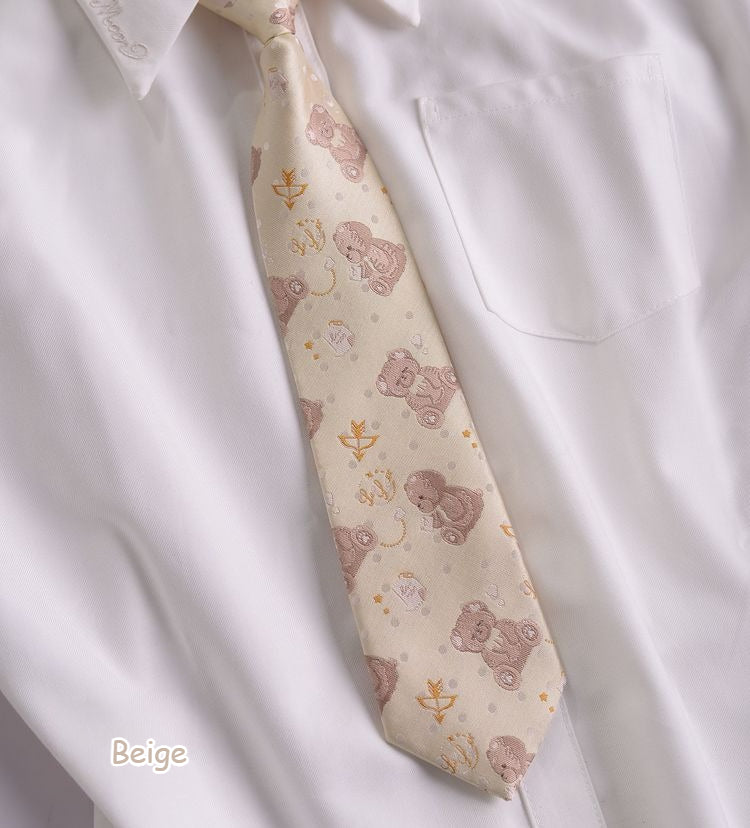 Bear Motif Fashion Necktie - Modomu