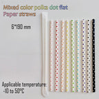 Polka Dot Paper Straws