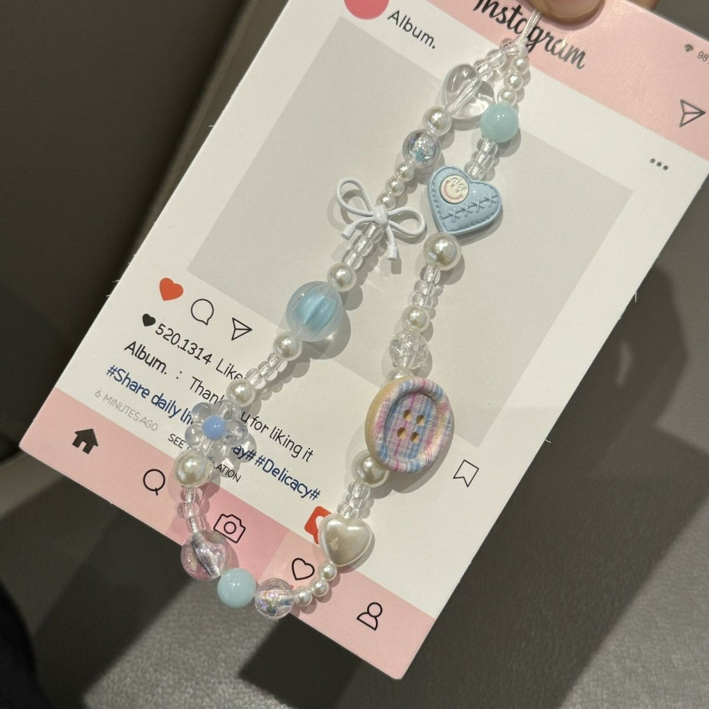 Beaded Phone Lanyard Strap