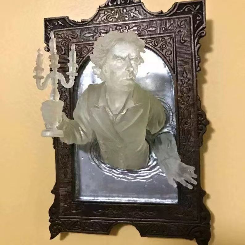 Ghost Through Mirror Plaque