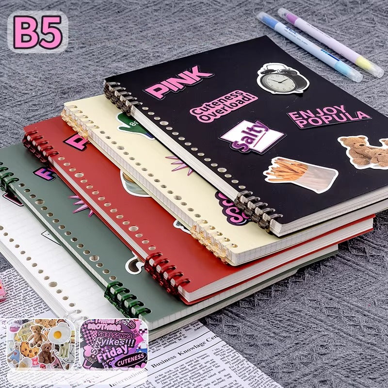 B5 Loose Leaf Study Notebook - Modomu