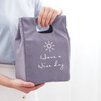 Insulated Canvas Bento Lunch Bag - Modomu