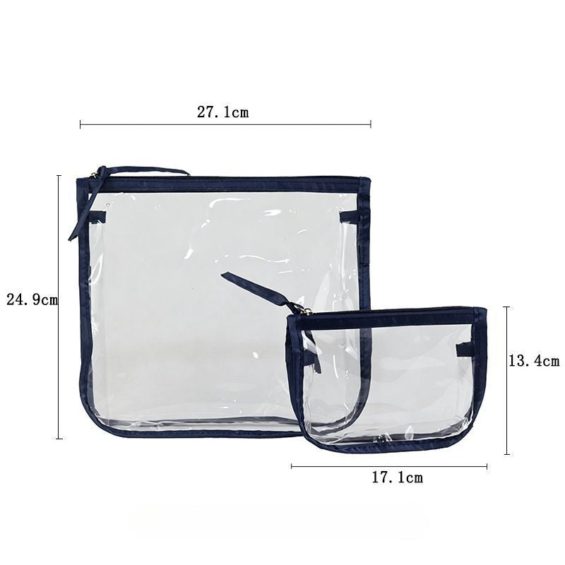 Clear Zip Pouch Duo