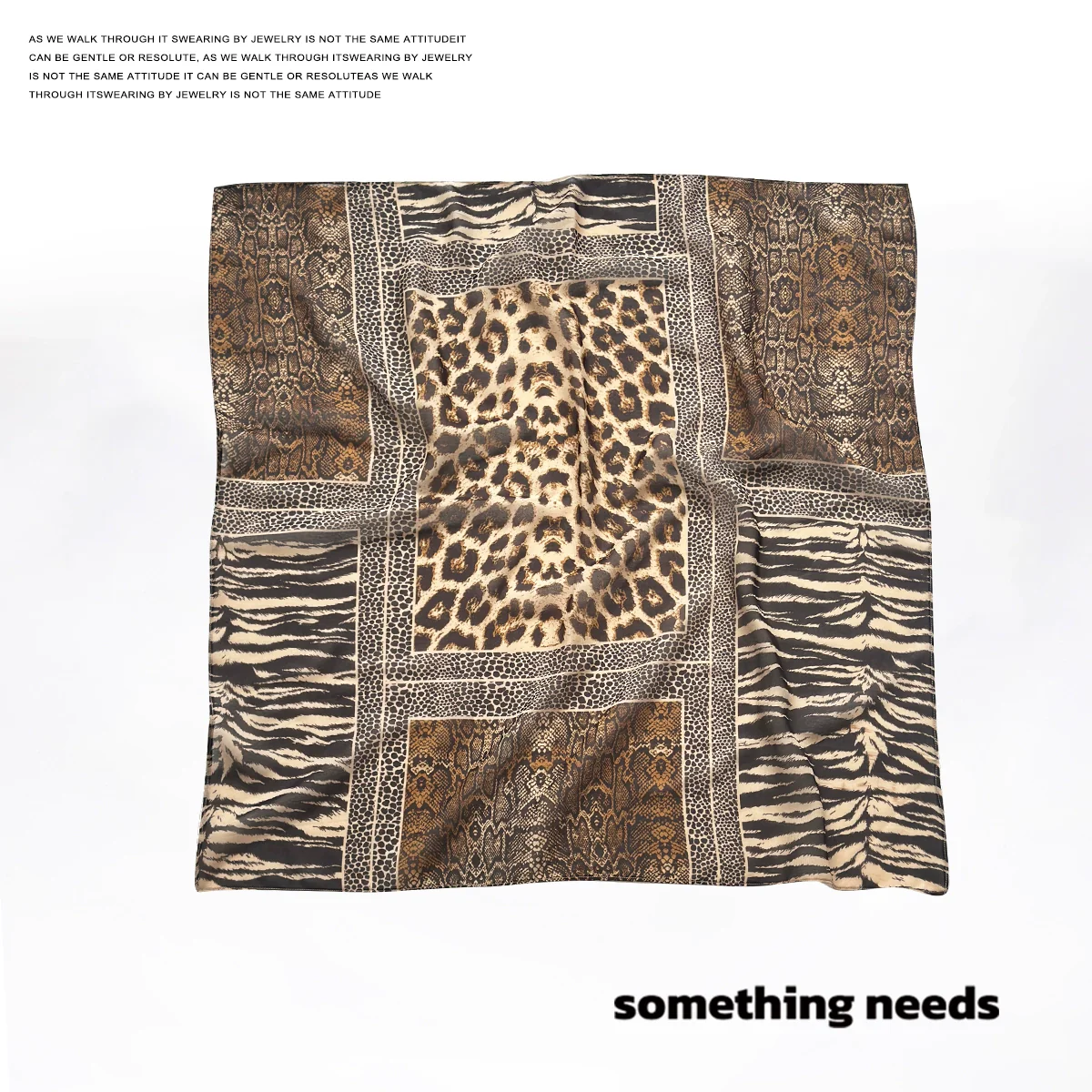 Y2K Animal Print Fashion Scarf - Modomu