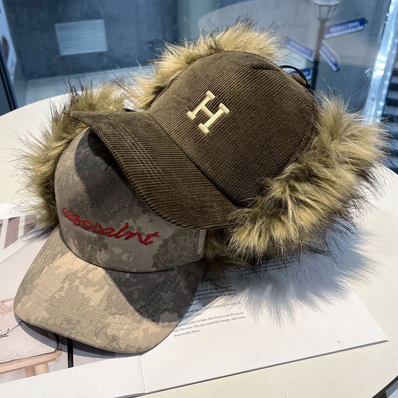 Kids Fuzzy Baseball Cap