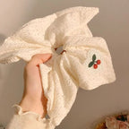 Plaid Hair Scrunchie Scarf Set - Modomu