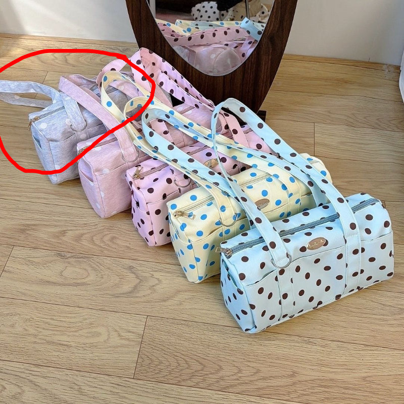 Polka Dot Boston Bag