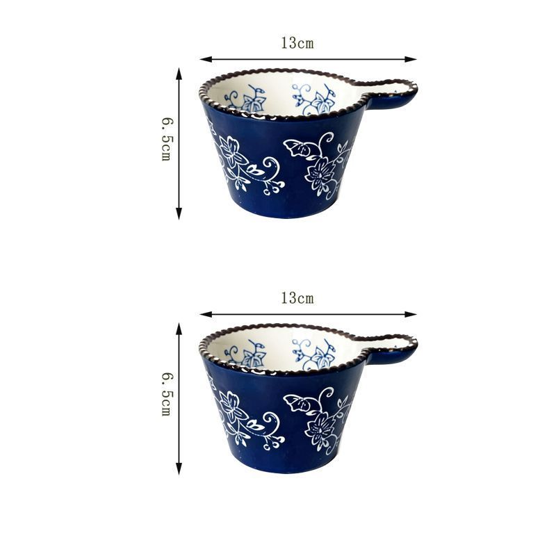 Beaded Handle Dessert Bowl