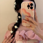 Jasmine Flower Hair Clips
