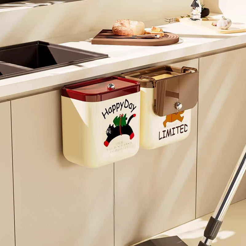 Wall Mounted Kitchen Trash Can