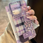 Plaid Leopard Samsung Phone Case