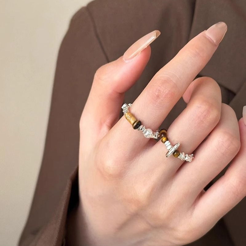 Vintage Maillard Tiger Eye Ring - Modomu