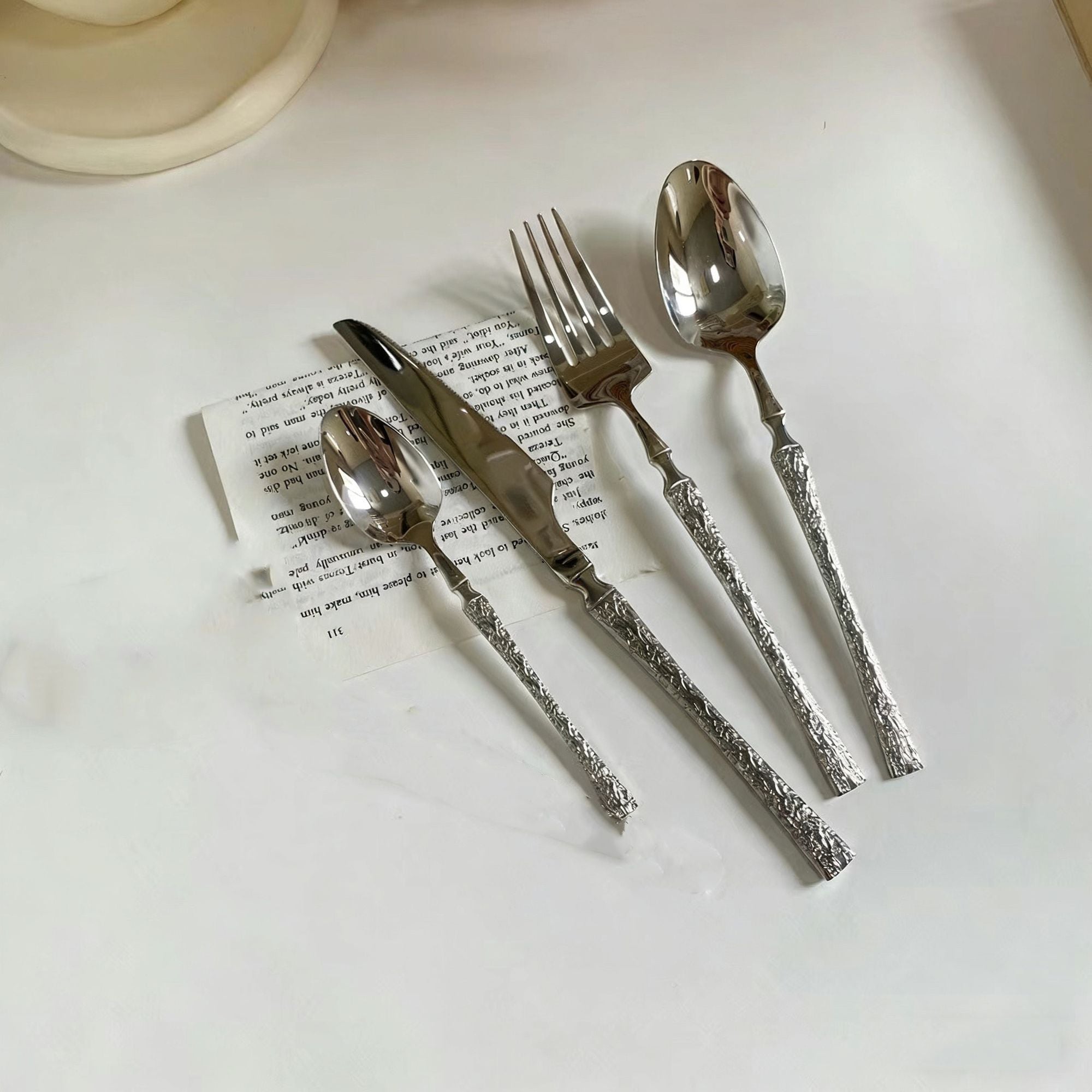 Flat Handle Stainless Cutlery Set