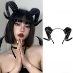 Curled Ram Horn Headband
