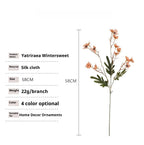 Retro Plum Blossom Faux Stems