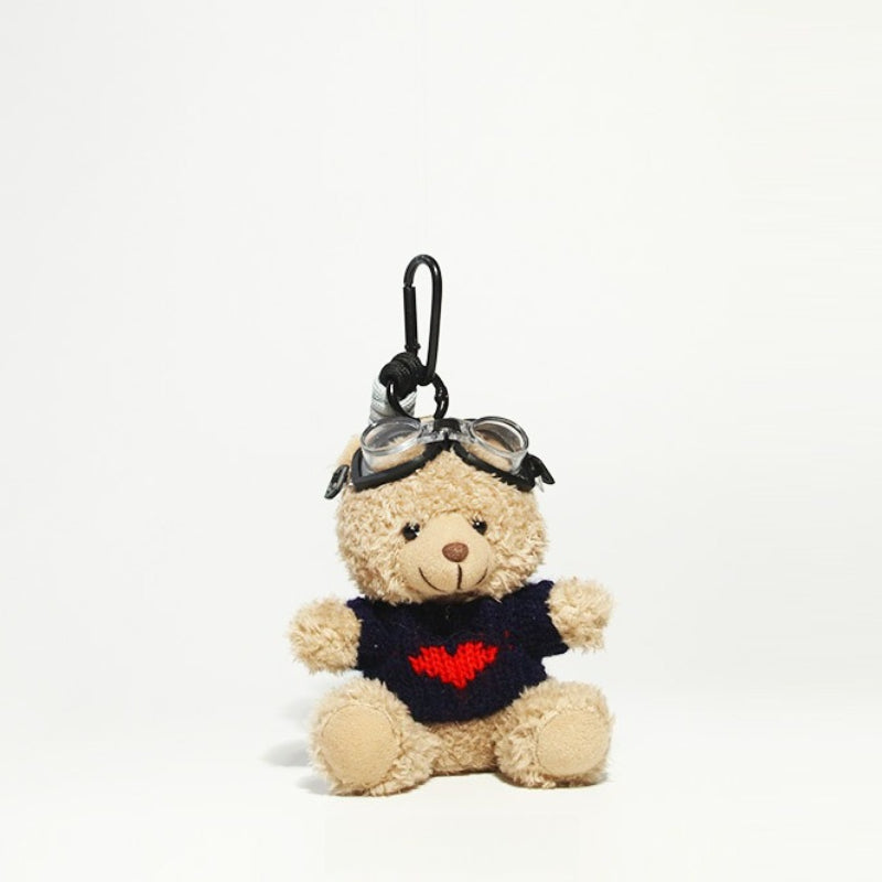 Bear Plush Keychain Charm - Modomu