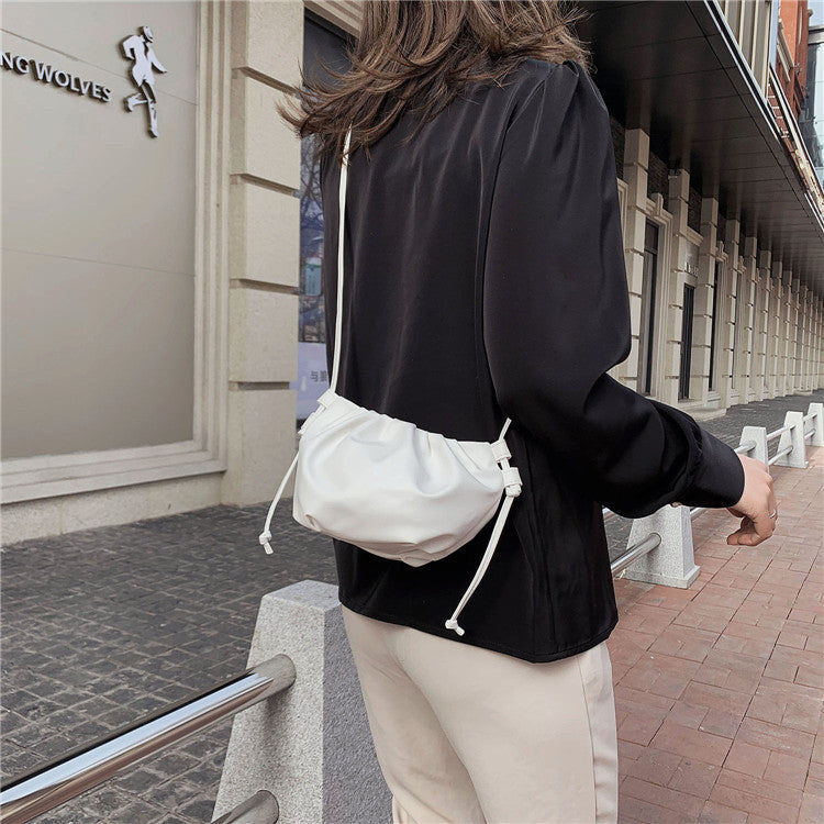 Ruched Cloud Shoulder Bag