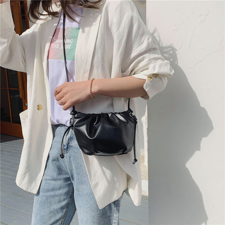 Ruched Cloud Shoulder Bag