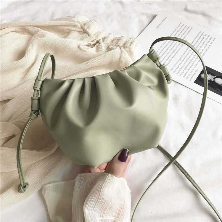 Ruched Cloud Shoulder Bag