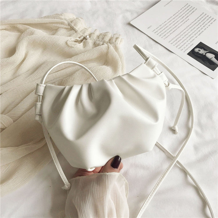 Ruched Cloud Shoulder Bag