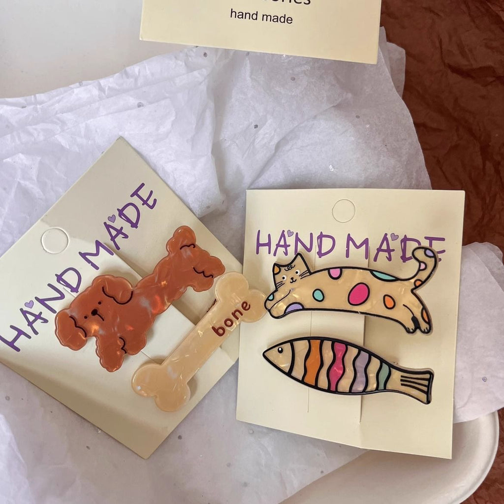 Cute Cartoon Hair Clip Set - Modomu