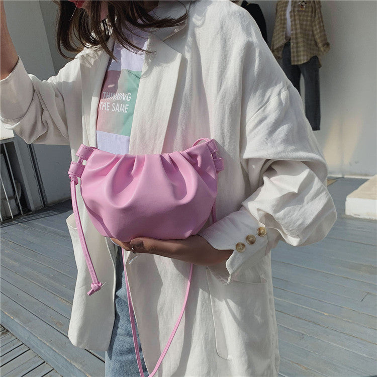 Ruched Cloud Shoulder Bag