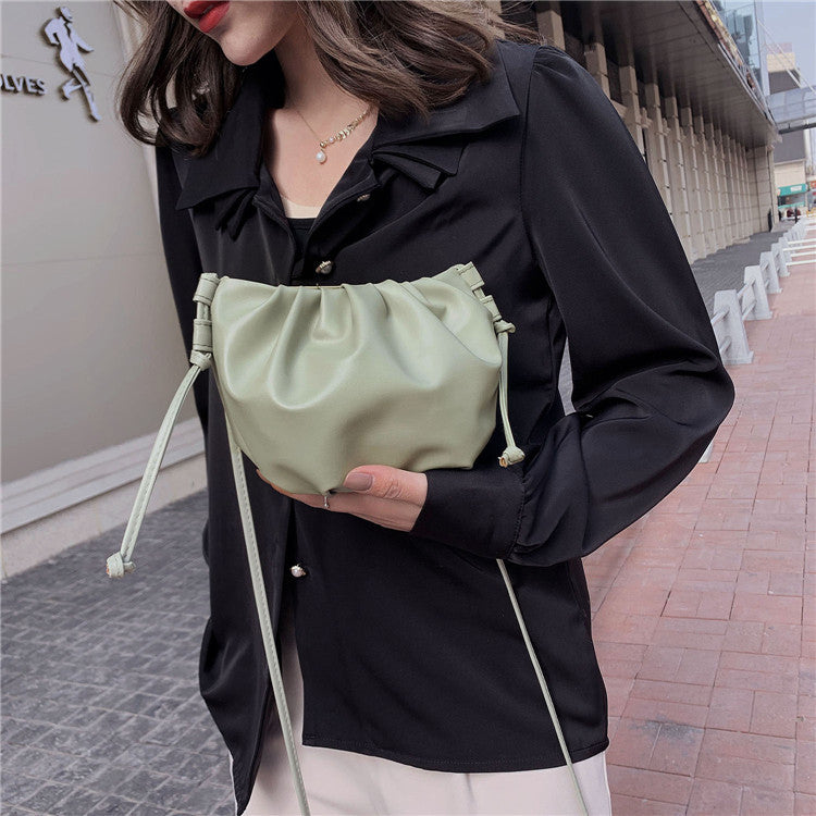 Ruched Cloud Shoulder Bag