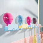 Wall Toothbrush Holder With Hooks - Modomu