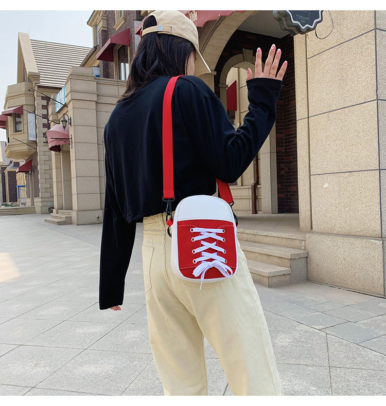 Trainer Shape Canvas Bag