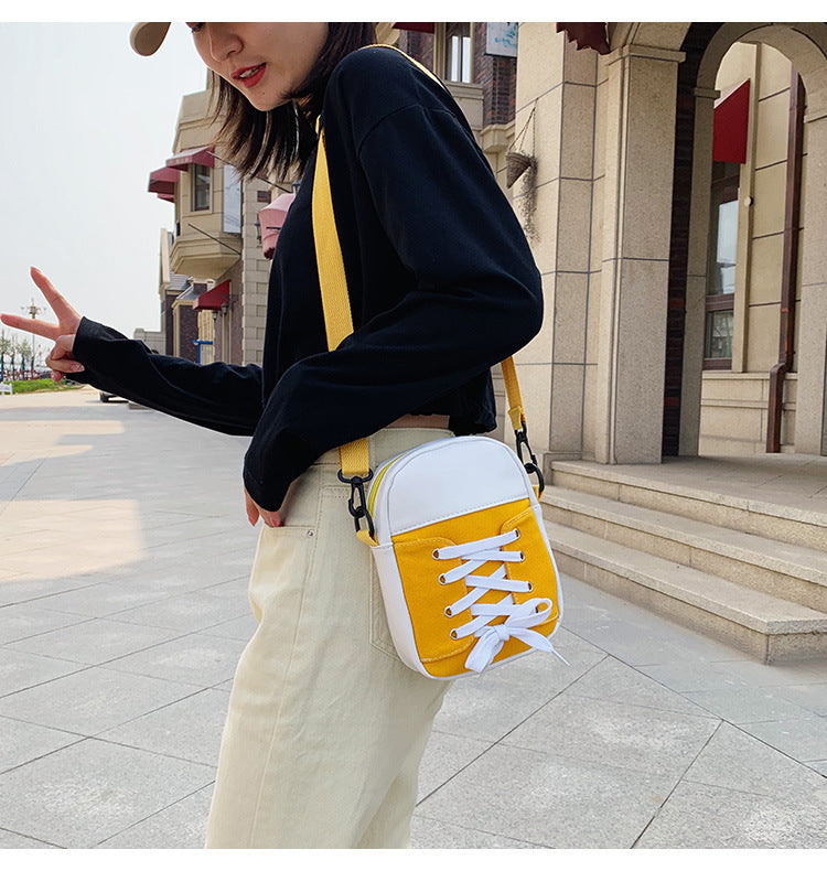 Trainer Shape Canvas Bag