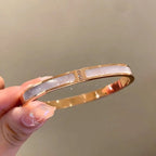 Zircon Charm Titanium Bracelet - Modomu