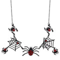 Spider Web Statement Necklace