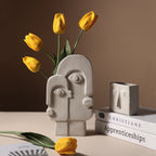 Abstract Face Ceramic Vase - Modomu