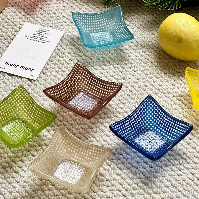 Textured Square Dipping Dish