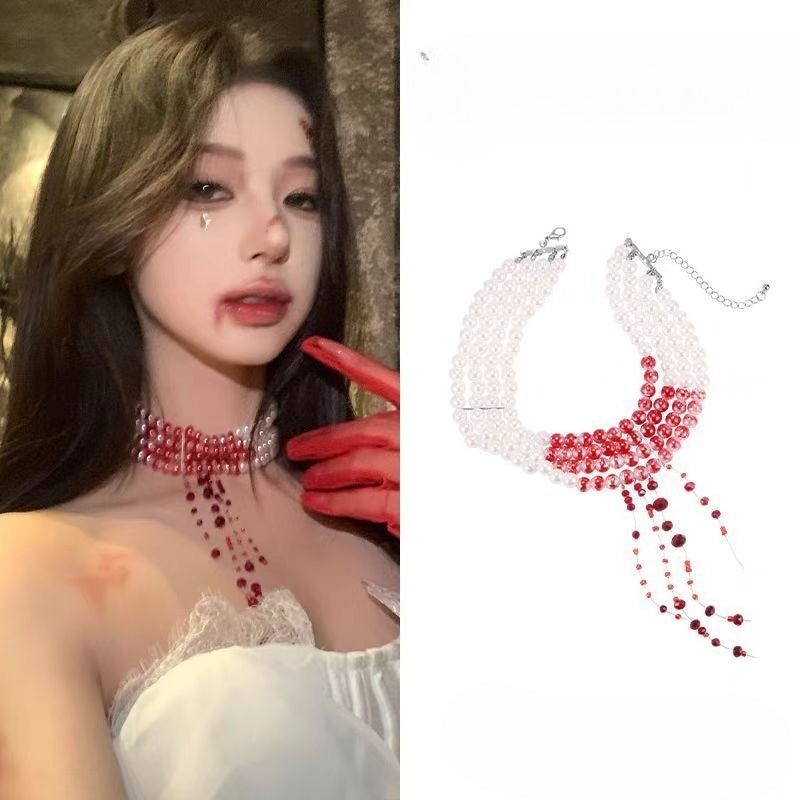 Dripping Pearl Choker