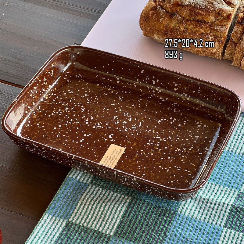 Speckled Square Serving Tray