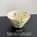 Ink Splash Ceramic Fruit Bowl - Modomu