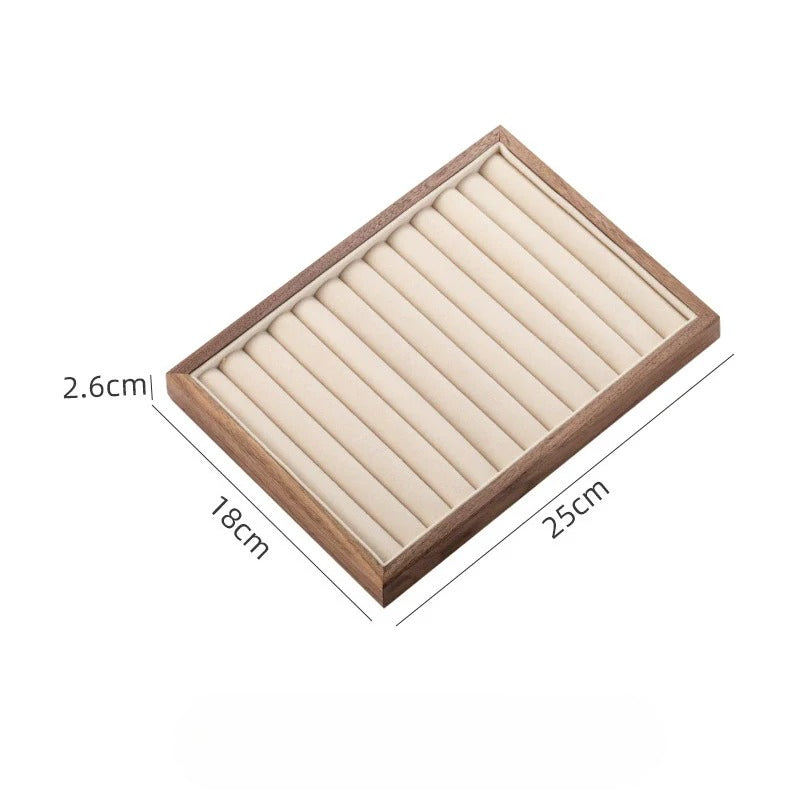 Wooden Jewelry Tray Organizer