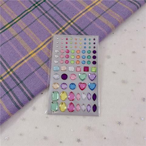 Gem Sticker Sheet Pack