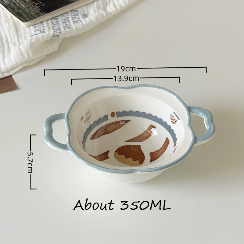 Cute Dessert Bowl With Handles - Modomu