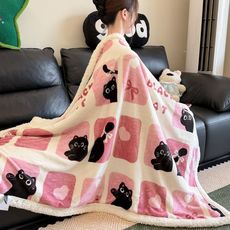 Cartoon Critter Snuggle Blanket