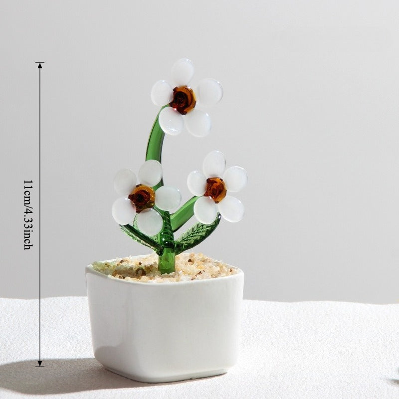 Glass Succulent Cactus Ornament - Modomu