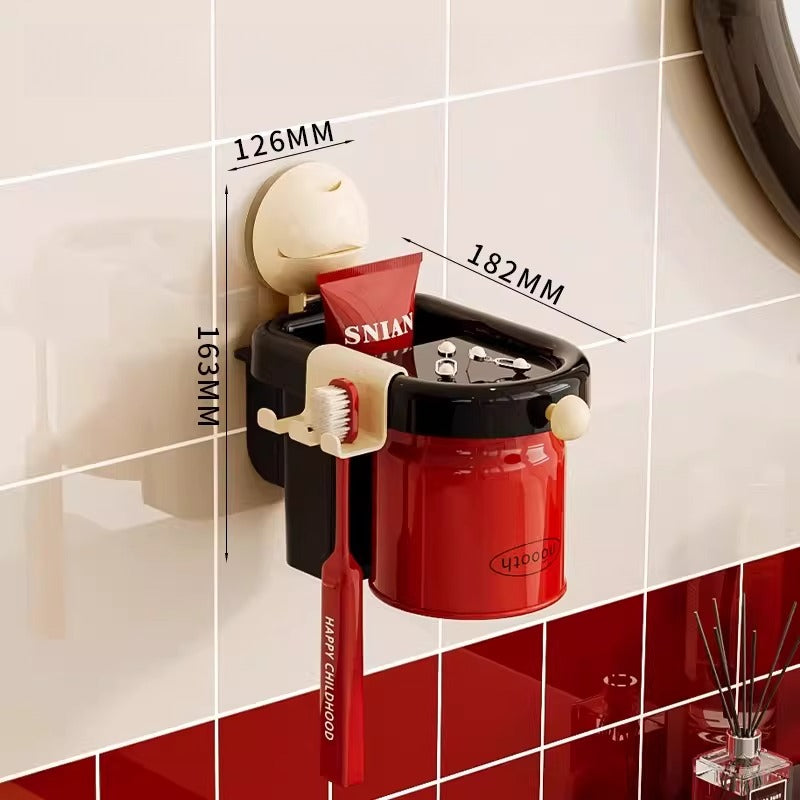 Magnetic Toothbrush Rack Cup Set