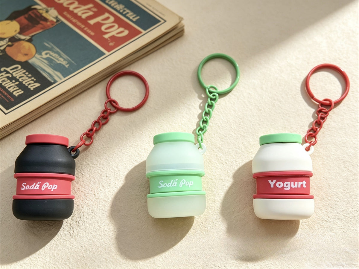 Miniature Food Press Button Charm